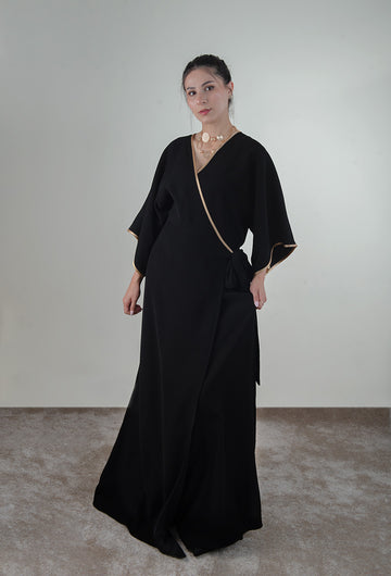 OVERLAP MAXI DRESS
