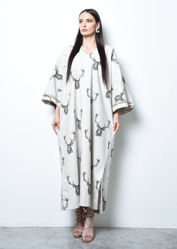 Nagda Heavy Linen Kaftan