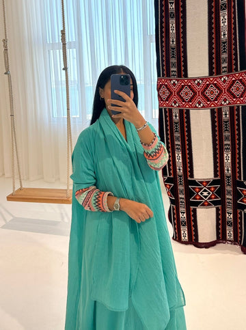 Turkish cotton abaya
