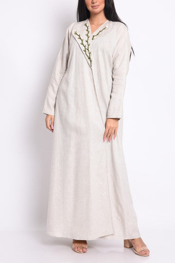 Linen Abaya