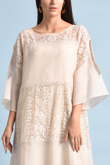 Chiffon Satin Kaftan