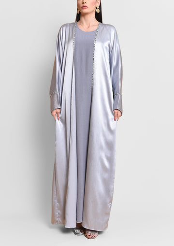 Satin Silk Abaya