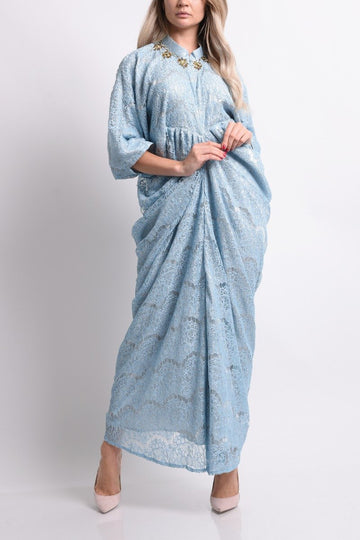 Dantel Satin Kaftan