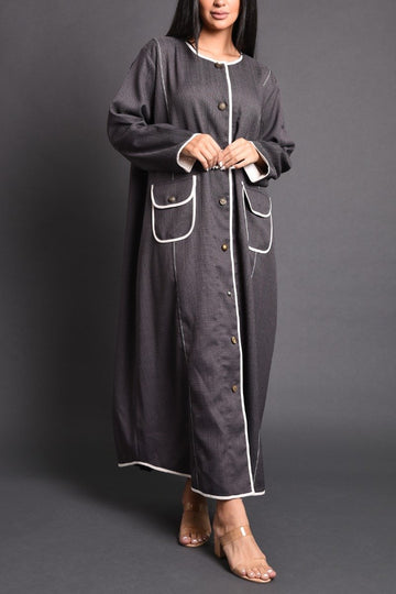 Tweed Abaya