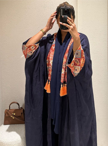 Navy X Orange