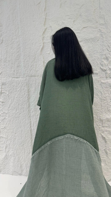 Turkish cotton abaya