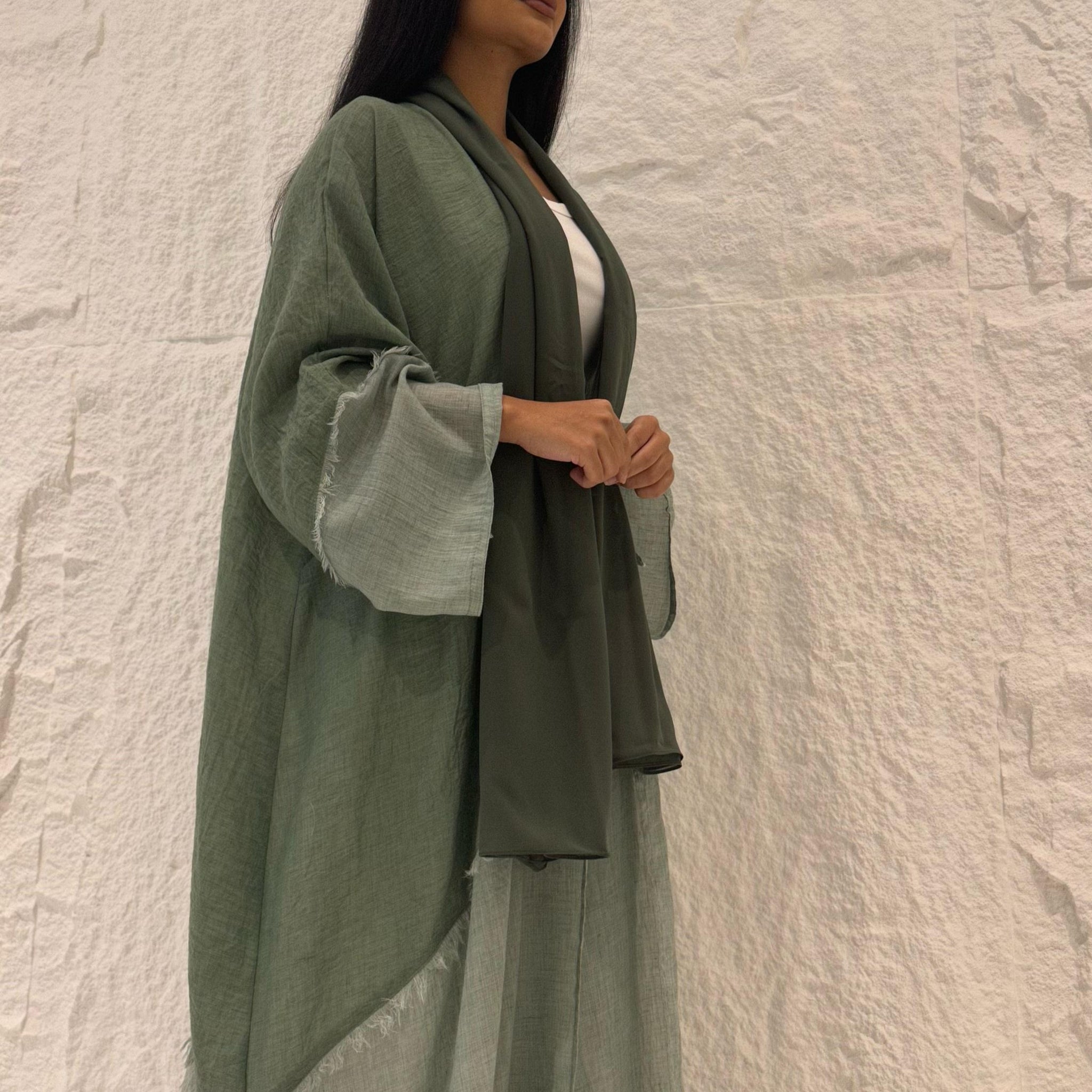 Turkish cotton abaya