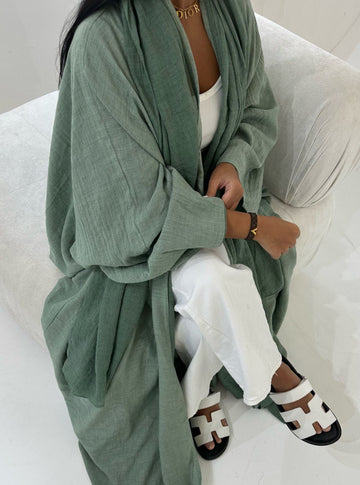 DOUBLE FACE ABAYA